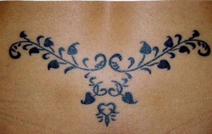 Tribal Lower Back Tattoo